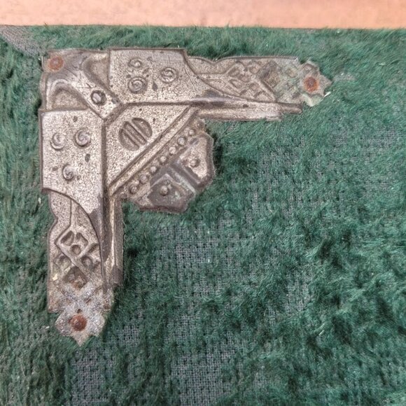 Antique FRENCH 1800s 1900s Photo Album Victorian Velvet Embossed WITH Pictures - Picture 3 of 16